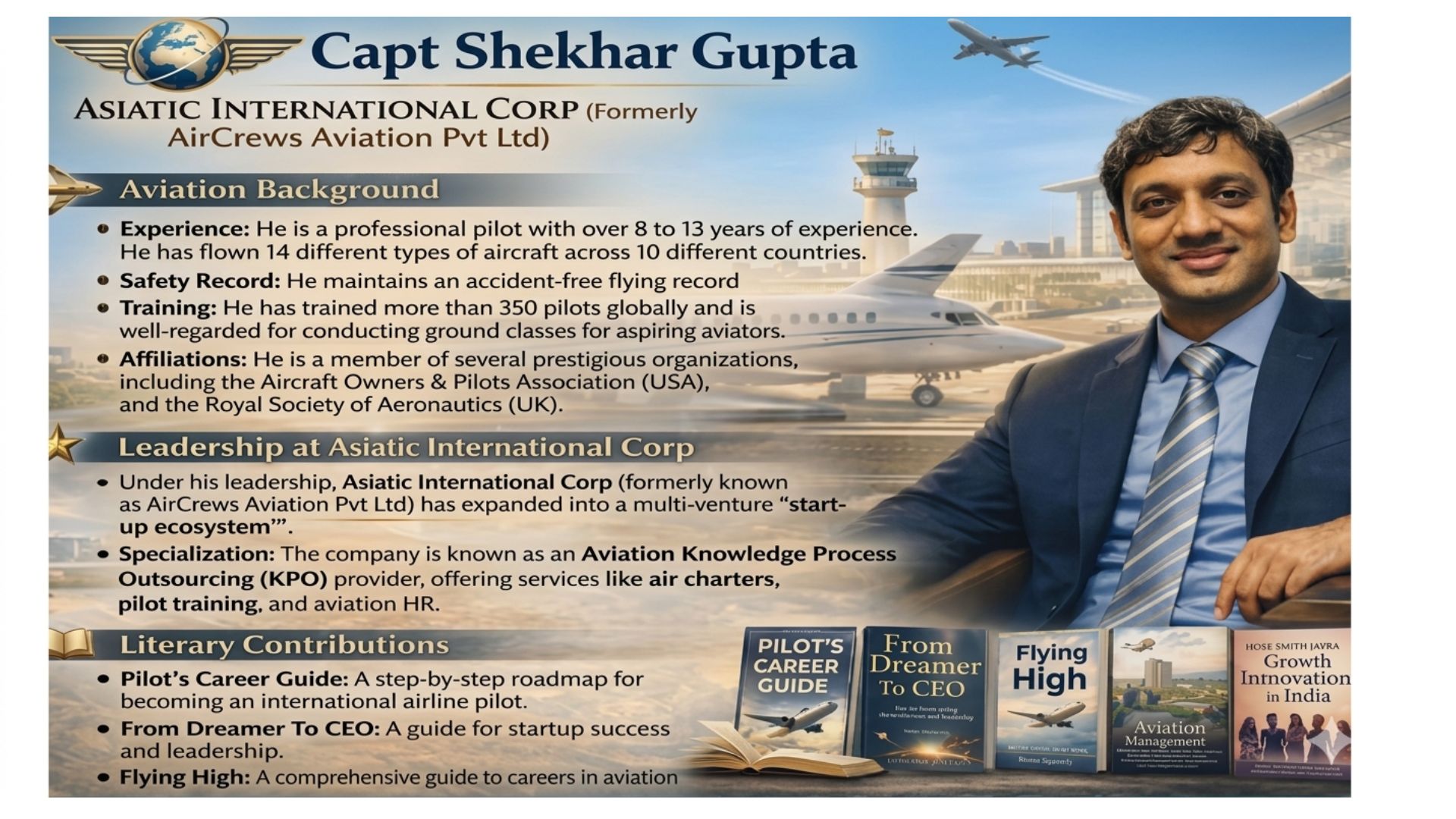 Capt Shekhar Gupta - Best Career Counsellor in Indore